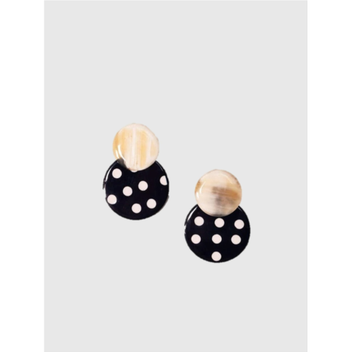 Gap Polka Double Circles Earrings