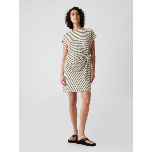 Gap Tie-Knot Mini T-Shirt Dress