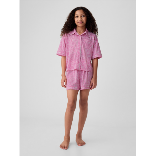 Gap Kids Recycled French Terry PJ Short Set