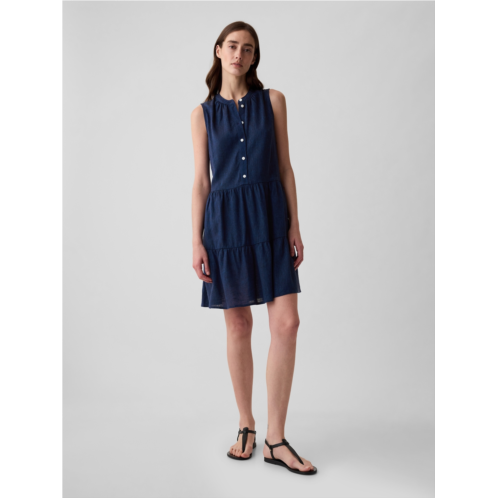 Gap Eyelet Mini Shirtdress