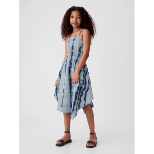 Gap Kids Crinkle Gauze Handkerchief Hem Dress