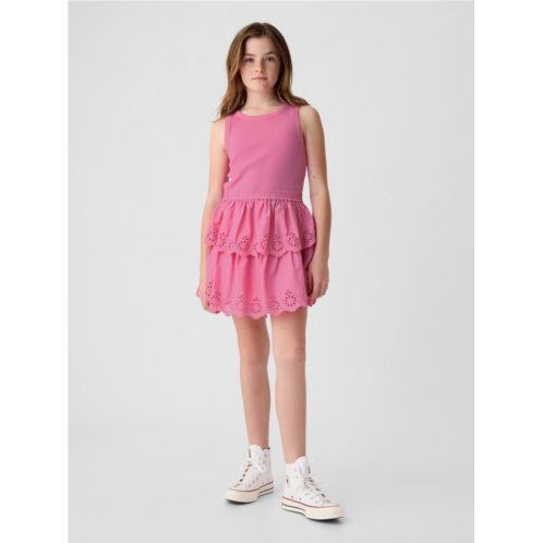 Gap Kids Eyelet Tiered Dress