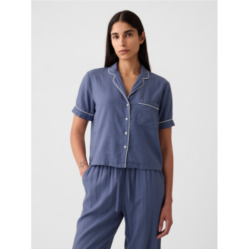 Gap Linen-Blend PJ Shirt