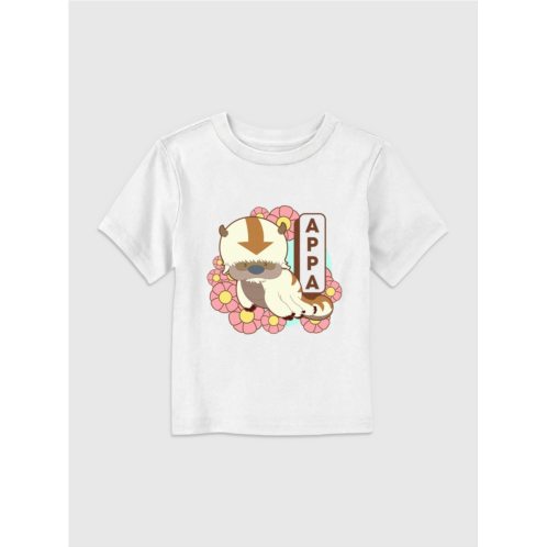Gap Toddler Avatar the Last Airbender Appa Chibi Floral Graphic Tee