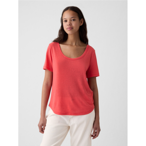 Gap Linen-Blend T-Shirt