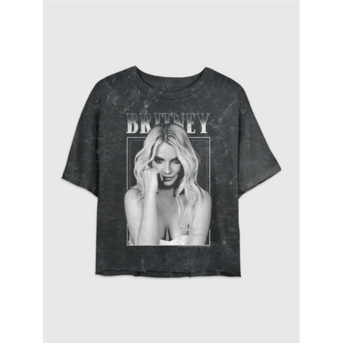 Gap Britney Spears Graphic Boxy Cropped Tee
