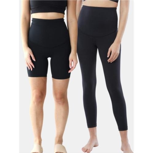 Gap Ingrid and Isabel Postpartum Legging and Bike Short Two Pack