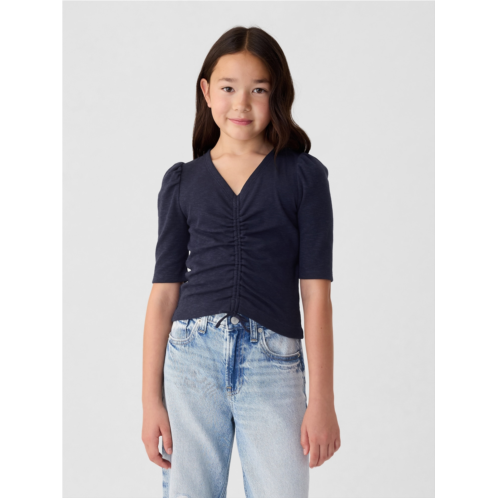 Gap Kids Essential Rib Ruched Shirt