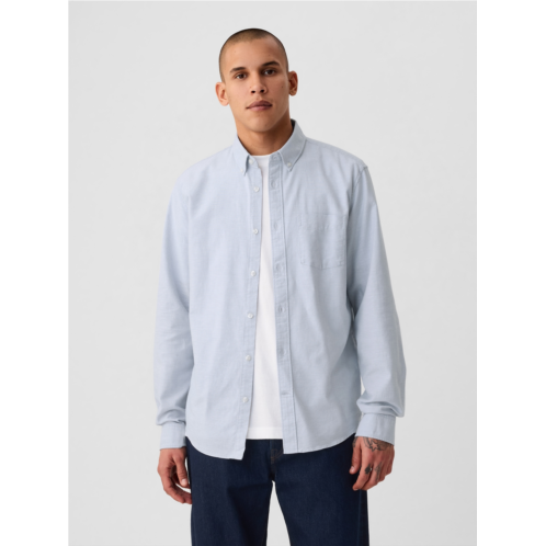 Gap Classic Oxford Shirt in Untucked Fit