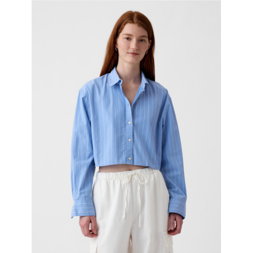 Gap Organic Cotton Ultra-Cropped Shirt