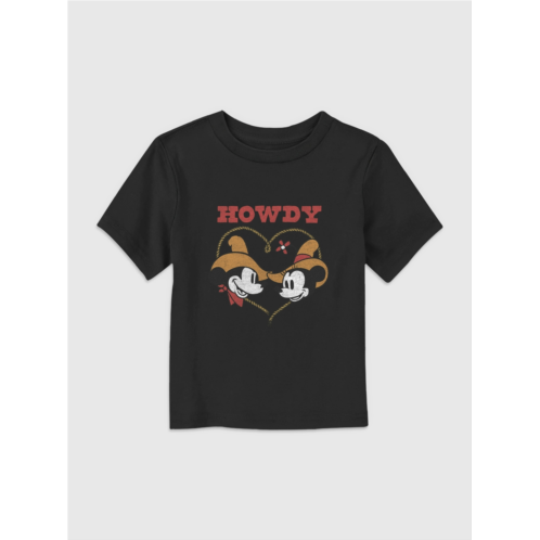 Gap Toddler Mickey and Minnie Mouse Howdy Western Graphic Tee