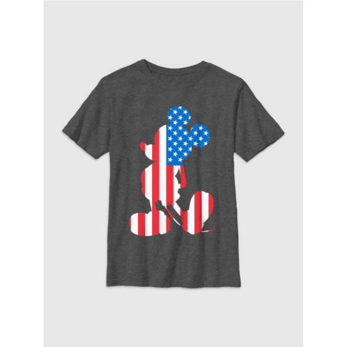 Gap Kids Mickey Mouse American Flag Graphic Tee