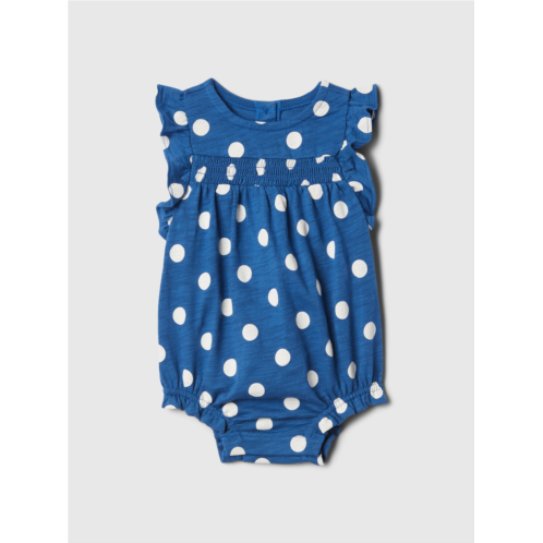 Gap Baby Polka Dot Bubble Shorty One-Piece