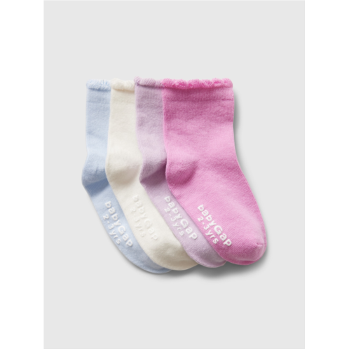 Gap Toddler Ruffle Crew Socks (4-Pack)
