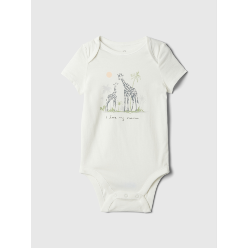 Gap Baby First Favorites Organic Cotton Graphic Bodysuit