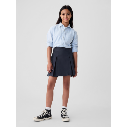 Gap Kids Uniform Pleated Khaki Skirt