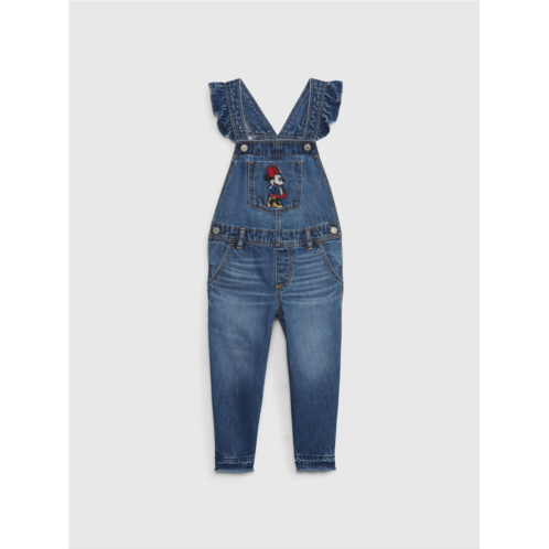 Gap × Disney Baby Minnie Mouse Denim Overalls