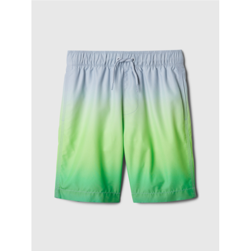 Gap Kids 6 Recycled Printed Swim Trunks