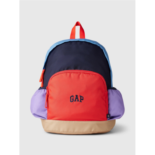 Gap Kids Recycled Colorblock Logo Backpack