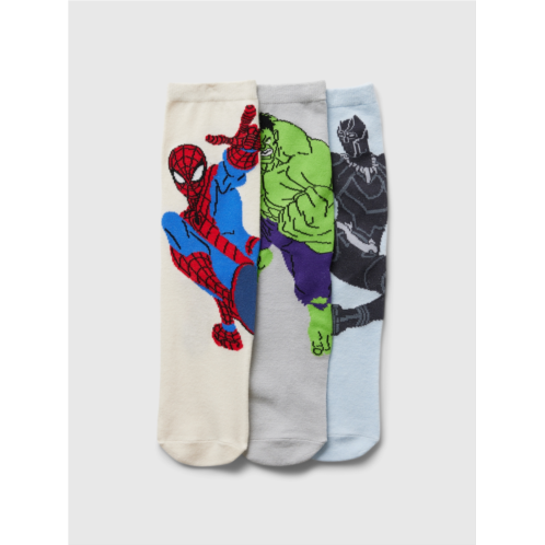 Gap Kids Marvel Superhero Crew Socks (3-Pack)