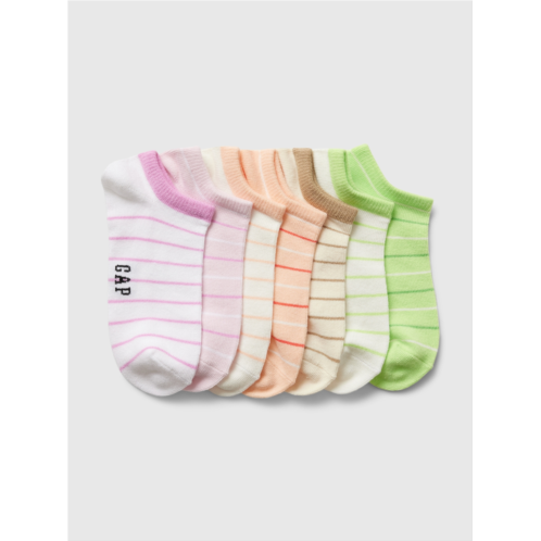 Gap Kids Stripe No-Show Socks (7-Pack)