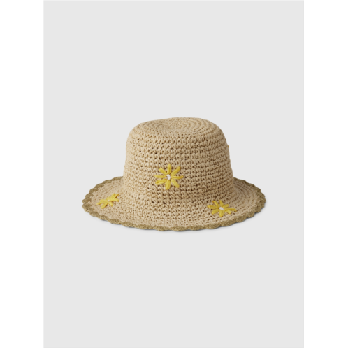 Gap Kids Daisy Straw Hat