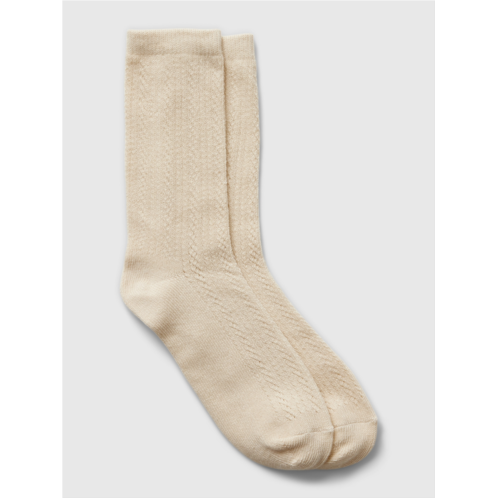 Gap × Doen Pointelle Crew Socks