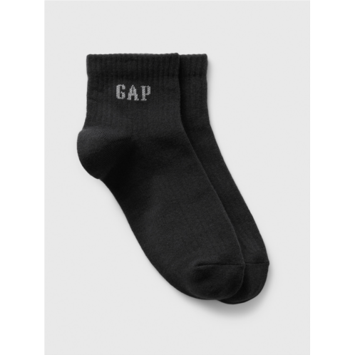 Gap Logo Quarter Crew Socks