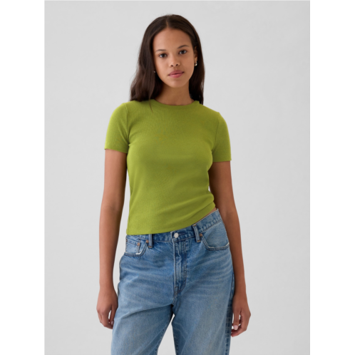 Gap Modern Rib Cropped T-Shirt