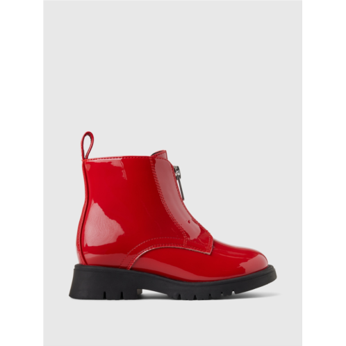 babyGap Vegan Patent Leather Ankle Boots