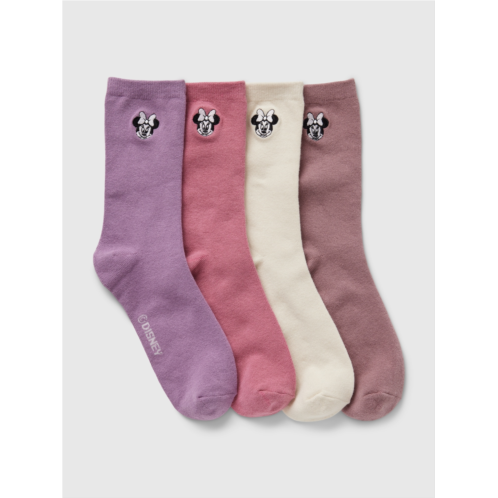 GapKids | Disney Minnie Mouse Crew Socks (4-Pack)