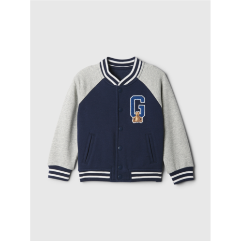 babyGap Vintage Soft Brannan Bear Varsity Jacket