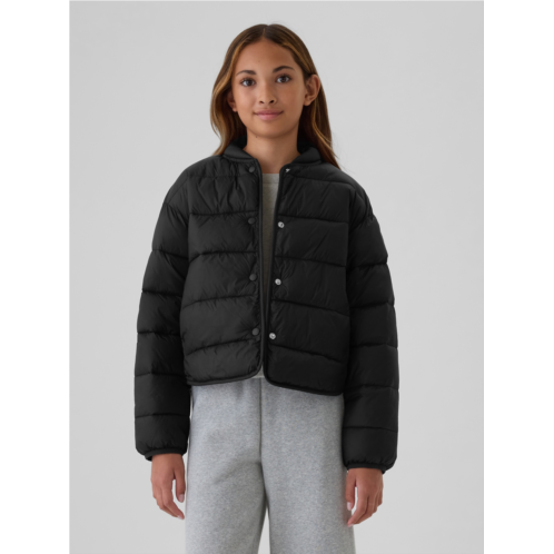 Gap Kids Recycled Lightweight PrimaLoft Puffer Bomber Jacket