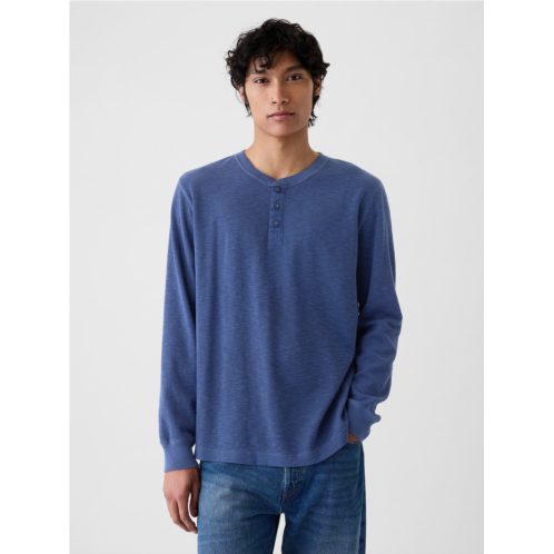 Gap Waffle Henley T-Shirt