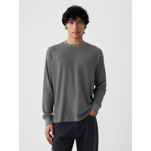 Gap Waffle-Knit Raglan T-Shirt