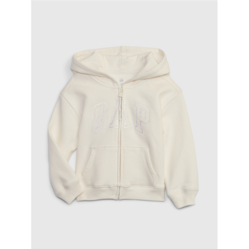 babyGap Vintage Soft Metallic Gap Logo Hoodie