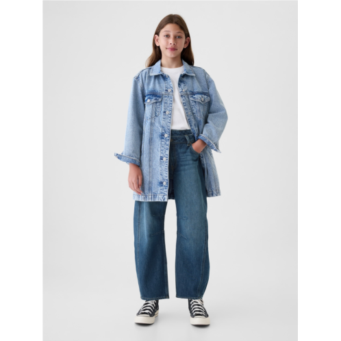 Gap Kids Mid Rise Crossover Horseshoe Jeans