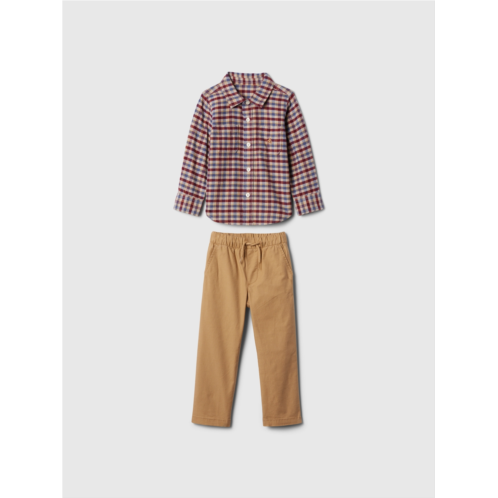 babyGap Flannel Outfit Set