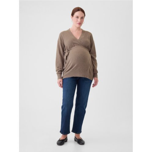 Gap Maternity CashSoft Wrap Sweater