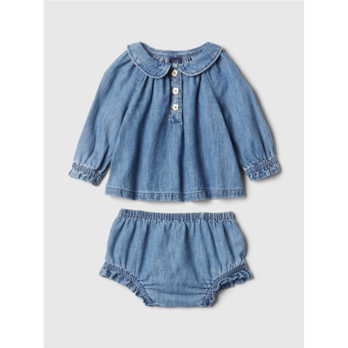 Gap Baby Ruffle Denim Outfit Set