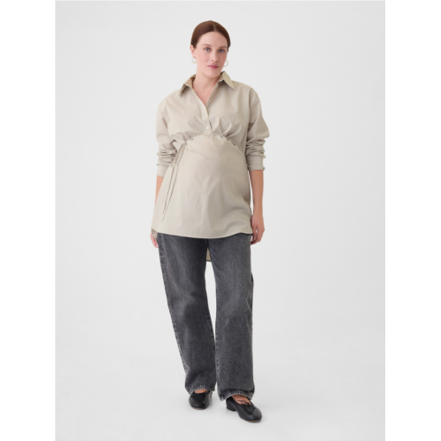 Gap Maternity Popover Shirt