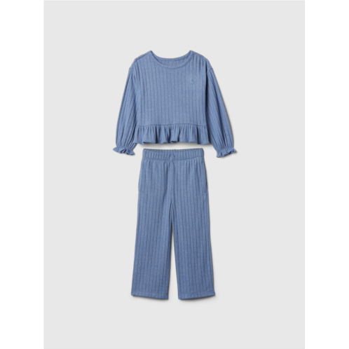 babyGap Softspun Ruffle Rib Outfit Set