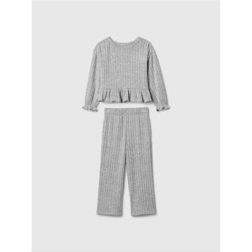 babyGap Softspun Ruffle Rib Outfit Set