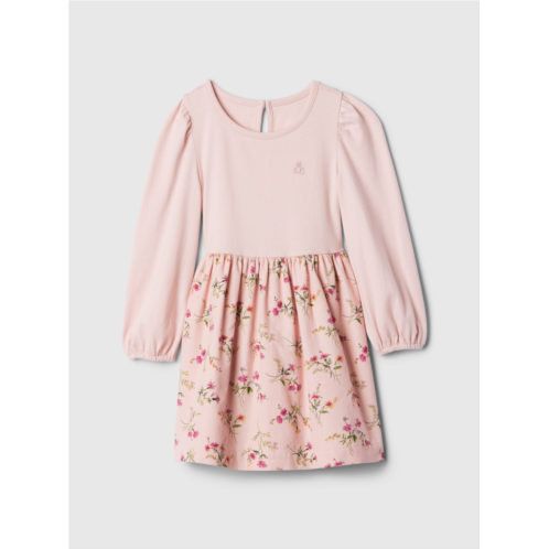 babyGap 2-in-1 Puff Sleeve Skater Dress