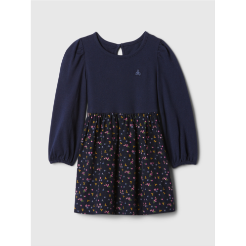 babyGap 2-in-1 Puff Sleeve Skater Dress