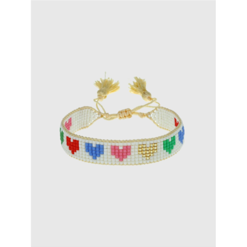 Gap HART Rainbow Hearts Bracelet