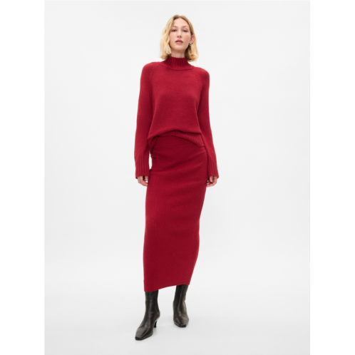 Gap CashSoft Rib Maxi Sweater Skirt