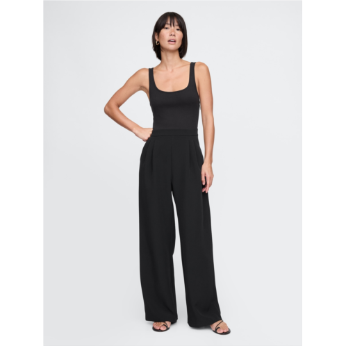 Gap Mixed Media Jumpsuit