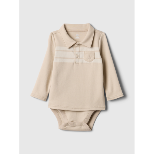 Gap Baby Supima Polo Bodysuit