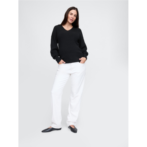 Gap Maternity CashSoft Johnny-Collar Sweater